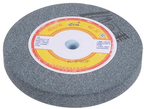 QUARKZMAN Schleifbockscheibe 125 x 12.7 x 16 mm, 80 Körnungen Braune Korund-Bank-Schleifscheiben für Kohlenstoffstahl, legierten Stahl