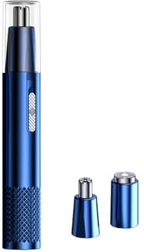 Cortadora de pelo para nariz y cara, IPX5, impermeable, multiusos, tri mmer, eliminación de seguridad, tri mming, baño, baño, baño, azul, tipo 2