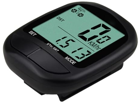 FANSHINUO Fahrradcomputer mit Kabel, Kilometerzähler, Tachometer, Stoppuhr, Fahrradzubehör für genaue Daten, Fitness-Daten-Tracker