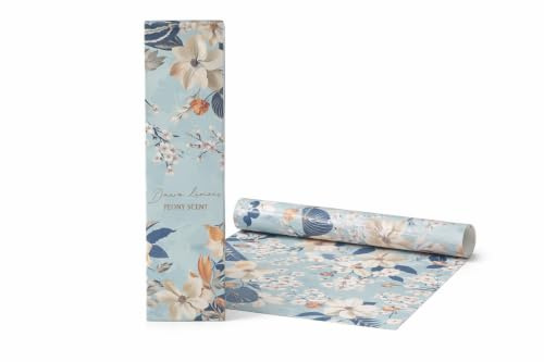 Design By Violet Zara Freesia Drawer Liners Pack of 6 Scented Sheets | 6 scented drawer liner sheets with Freesia fragrance. Ideal for wardrobes, drawers and freshening clothes.
