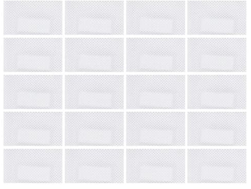 HIXNUG 20 PCS Curtain Weights Covered Lead Bottom Drapery Lead Weights Pendant Weights Lead No-Woven Square Vinyl Curtain Weights for Home Office Window Interior Tablecloths (12g)
