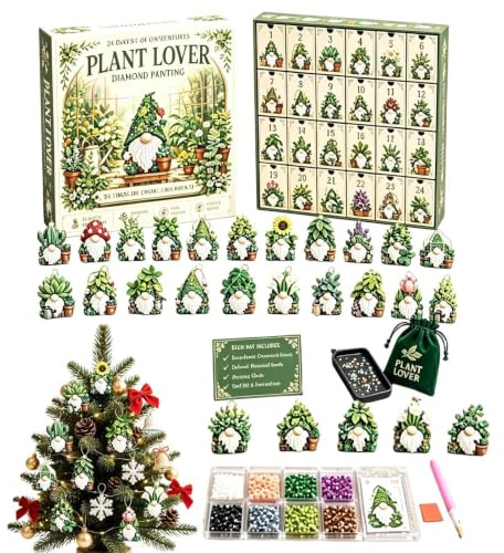 Weihnachts-Countdown 24 Tage -Ornament, 26 X 18 Cm, Malset