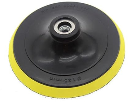 Polierpad, 1 Stück Polierteller mit Haken und Schleife, Polierwerkzeug für Exzenterschleifer, Poliermaschine (15,2 cm)