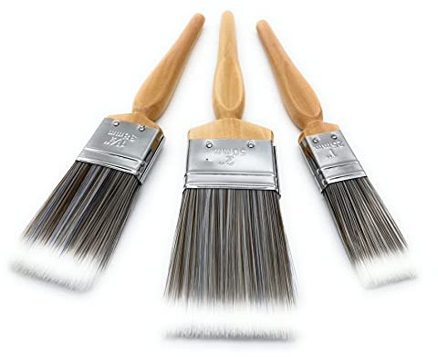 Maxim Precision Synthetic 3-Brush Set - for all Paints & Varnishes