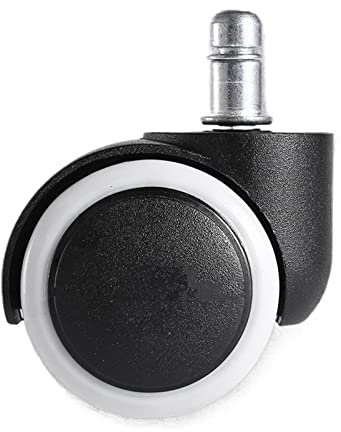 BORSAD 2 Office Gaming Chair Replacement Wheel Set of 5 (Farbe : B, Größe : Clrclip Type)