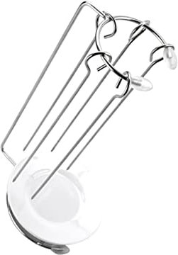 UPKOCH 1 Jeu Cintre Pour Barbecue Support à Brochettes Plat Brochette Suspendue Brochettes De Barbecue Brochette De Gril Poisson Accessoires Vertical Acier Inoxydable