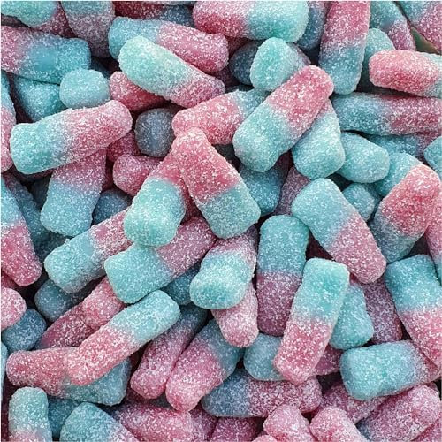 Fizzy Bubblegum Bottles Sweets │ 500 Gram Bulk Bag │ 500g │ Assorted Sweet Pick and Mix for Parties, Gifts, and Sharing.