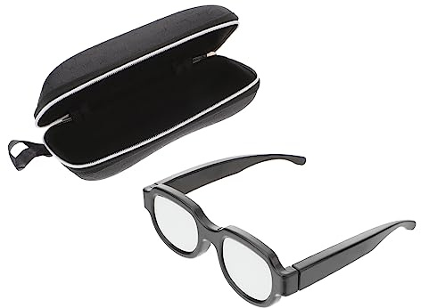 TOYANDONA Leuchtbrille Bequem Leichte mit Anime LED Brille Ladefunktion USB Stil Kunststoff Lustig Schwarz Zufällige Farbe für Geburtstagsparty und Karneval