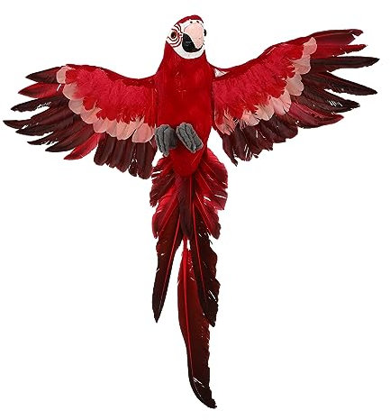 PRETYZOOM 1Stk künstlicher Vogel animal figures gartenskulptur simulierte Papageiendekoration künstlicher Ara-Papagei Ornament Wohnkultur Papagei Foto Requisit Szenenlayout-Requisite Zubehör