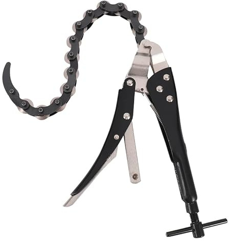 Yheonver Cortador de Tubo de Escape Cadena Cortador de Tubo de Cuchilla de MúLtiples Ruedas Cortador de Cadena Herramienta de Cortador de Cadena de Escape y Tubo de Escape Automotriz