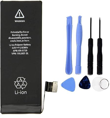 ELLENNE - Batteria compatibile con iPhone 5S 1510mAh con KIT CACCIAVITI INCLUSI