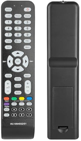 RC1994932/01 Télécommande Compatible avec Thomson TCL TV Contrôleur RC1994920 RC1994906 RC1994925 RC1994946 22B33H 32A33H 32C35H 40FS6646 32FR6634 42FR6634 40FR5634 40FR8634 46FR6634 Remplacement