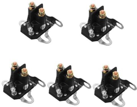 POPETPOP 5 Piezas interruptor magnético del motor arrancador de coches car jump starter arrancador de baterias cortacesped electrico accesorio de reposición electroválvula cortacésped cobre
