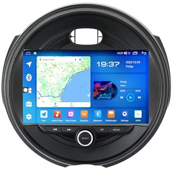 HYSHAOLE Android 11 Doble DIN Pantalla Táctil Receptor Estéreo para Auto Radio Multimedia para BMW Mini 2014-2020 Unidad Principal Estéreo para Auto Doble DIN de 9 Pulgadas Soporte 4G WIFI Bluetooth