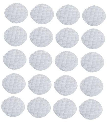 FRCOLOR 20 Piezas Discos Absorbentes Pecho Lavables Copas De para Bebés para Sujetadores De Blanco Artículos Esenciales