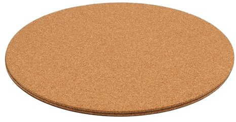 LABRIMP 2 pièces sous-Plat Liège pour Plantes Jardin Tapis Plantation Rond Coussin Imperméable pour Pot de Fleurs Plateau Décoratif Antidébordement et Léger