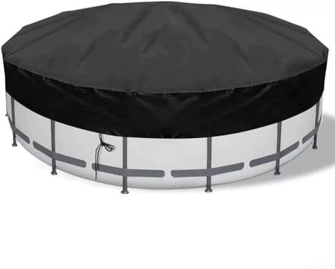 Cubierta redonda de PVC resistente al desgarro de 8 pies para piscinas de tierra, tanques de stock, jacuzzis y piscinas inflables