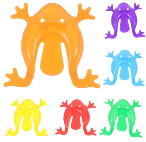 TOYMYTOY 24-Teiliges Hüpfspielzeug Frösche Aus Kunststoff Für Kinder Frosch Spielzeug Zum Hüpfen Für Kinderpartys Schule Mitgebsel Und Geburtstagsgeschenke