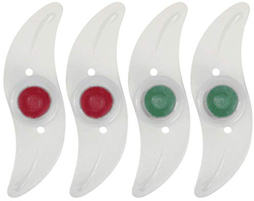 TAGVO 4pz Luce del Raggio della Bici(rosso+verde+blu+multicolore)con scatola delicata, Impermeabile&Facile da Installare, luci raggi ruote Lampada flash LED per pneumatici al neon,3 modalità di flash