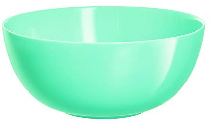 Luminarc Diwali Round 18pc Opal Glass Dinner Set Dinnerware Tableware Plates (Salad Bowl, Turquoise)