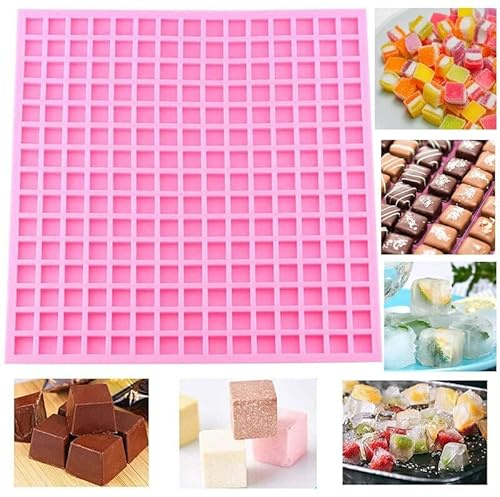 225 Cavity Square Caramel Candy Silicone Molds Chocolate Truffles Pralines Gummy Jelly Mold Whiskey Ice Cube Tray Fondant Mould