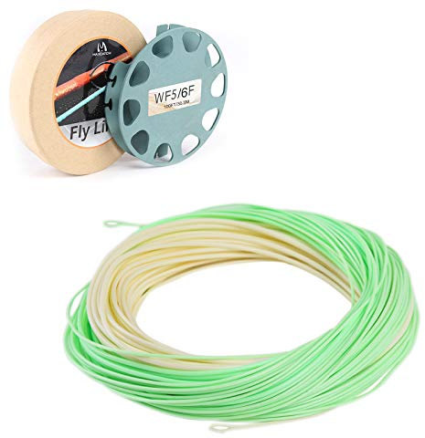 Sprinton Maximumcatch Spey/Switch flytande flugsnöre WF3/4/5/6/7/8/9/10/11F, 27,5–30,5 m lång, med 2 slingor, speciell design för flugfiskelina (Real Switch, WF7/8F)