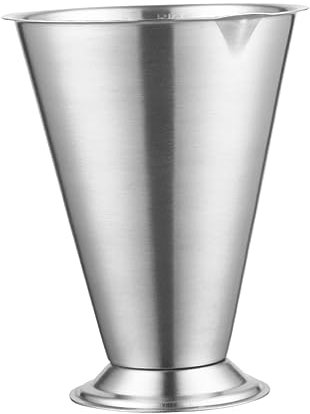 STOBAZA Vaso Medidor Graduado Taza Medidora De Arroz Vaso Medidor Con Escala Vaso Medidor Multiusos Taza Para Hornear Herramienta De Medición De Cocina Especias Bebidas Acero Inoxidable
