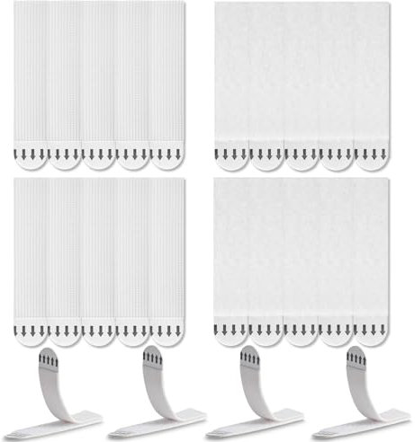 30 Paires/60 Bandes Languettes Accroches Tableaux sans Percer, Accroche Tableau Fixation Murale sans Percer, Bandes de Suspension Adhésives pour Attache Cadre Accroche Cadre Attache Tableau