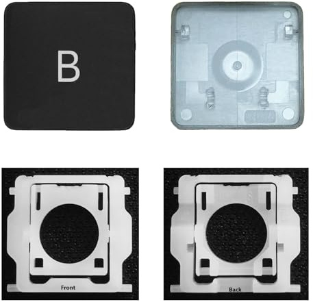 CTBDZ Individual Key Cap with Hinge Replacement for (M1 M2) MacBook Pro A2141 A2251 A2289 A2338 A2442 A2485,Replace for MacBook Air A2179 A2337 A2681 Keyboard Keycap (B Key)