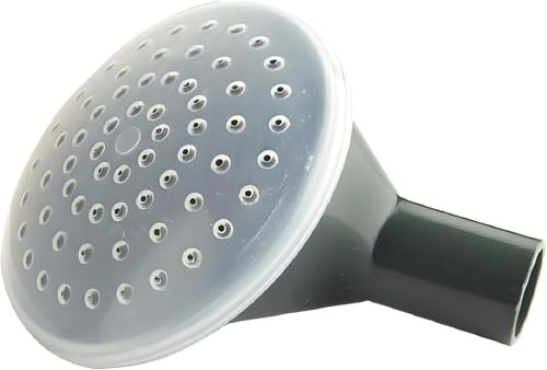 Round Rose Watering Can - Black Sprinkler Sprayer - Even Water Dispersion Shower - GN014 Gentle, Even Flow for Healthier Plants