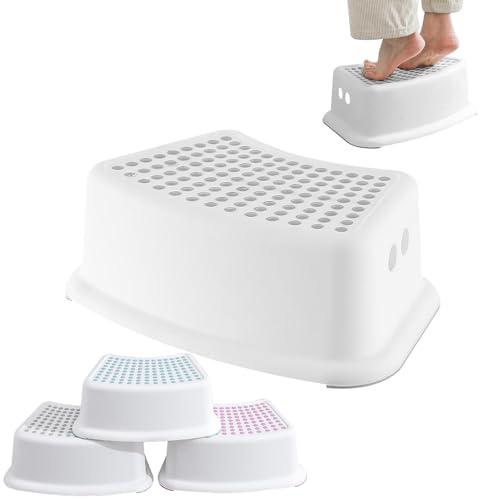 WC Hocker Toilette, Kinder Tritt Schemel, 37x25 X13cm Toilettenhocker, Rutschfester Badezimmer Töpfchen Tritthocker, Toilette Hoch Tritthocker, Kothocker Für Erwachsene Badezimmer