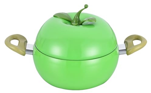 Olla Pequeña,Olla Para Cocción Lenta De Verduras Y Frutas | Para Sopa Con Tapa - para Cocinas de Inducción Eléctricas y Placas de Cocina, para Cocinar, Freír, Leche, Sopa y