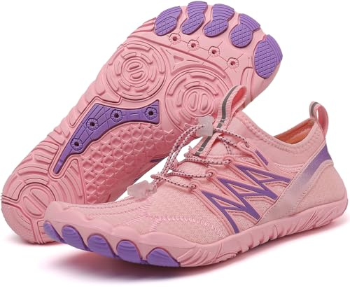 Barefoot Shoes,Quick Dry Water Shoes,Non-Slip Running Shoe Mens Women,Lightweight Beach Shoes with Heel Support for Swim Surf Walking Hiking