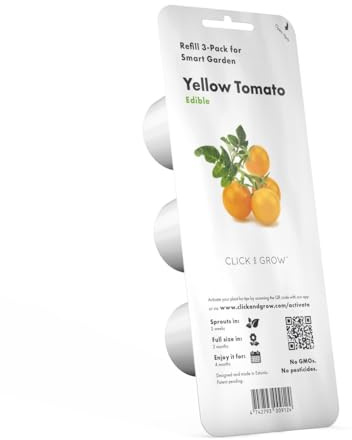 Click & Grow Pomodorini Gialli Capsule di Ricambio, Confezione da 3
