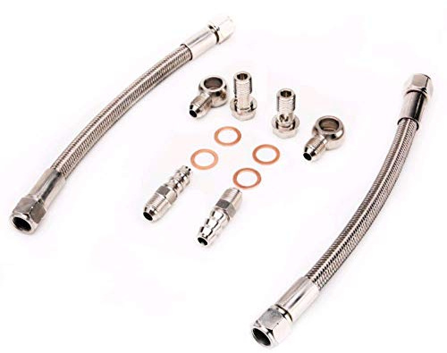 Kinugawa DIY Turbo Water Line Kit Compatible with Mitsubishi TD05 TD06 M14x1.5mm