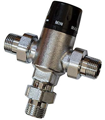 Nes Home | Bathroom Thermostatic Mixer Valve Shattaf Douche Kit Bidet Spray Shower 1/2 BSP