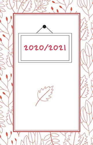 2020/2021: Taschenkalender - Eineinhalb Jahresplanner - 330 Seiten Orange