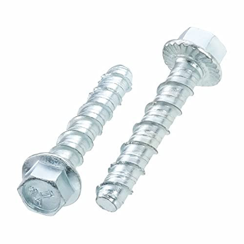 Betonschrauben verzinkt Option 1 Sechskantkopf 6 x 40 mm - 100 Stück