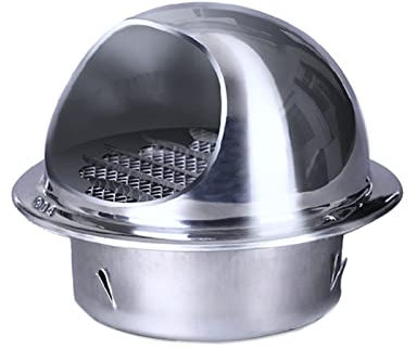 SHUDONGDEN Griglia di Ventilazione A Sfera,Griglia di Ventilazione A Sfera in Acciaio Inox,Griglia di Scarico Rotonda in Acciaio Inossidabile 304 con Feritoia di Sfiato,170mm/6.69in