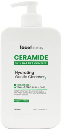 Face Facts Hydrating Ceramide Cleanser | Dry & Sensitive Skin | 400ml