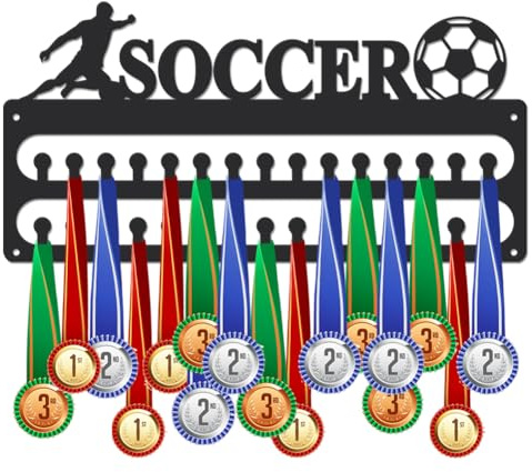 SUPERDANT Sport Medaille Aufhänger Display Sport Medaille Halter Wandhalterung Medaillen hängenden Haken matt schwarz Metall Display Rack Eisen Rennen Band für Sportler