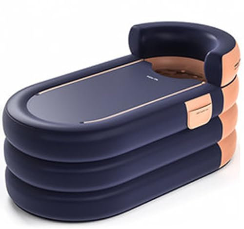Catoco Badewanne Faltbare Badewanne 130 * 60 * 64cm Aufblasbare Badewanne Faltbar für Erwachsene Portable faltbare Badewanne mit Deckel für Home SPA Hot Bath Dampfeimer Sauna