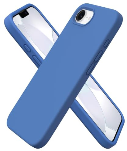 ORNARTO für iPhone 17e/16e Hülle aus Silikon 6,1 Zoll - Himmel Blau | Premium Flüssigsilikon, dünne Handyhülle, weich und griffig, tolle Haptik, stoß- und kratzfest, große Farbauswahl