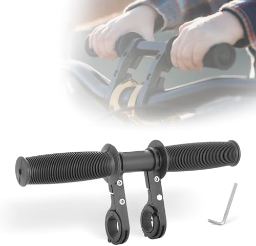 HANEVEAR Kids Bike Handlebars Extender, 2 in 1 Child Bike Handlebar & Bicycle Handlebar Extension, 11.8 MTB Bracket Accessories for Mountain Bike BMX Cycling, Fit 25-32mm Bars Caliber