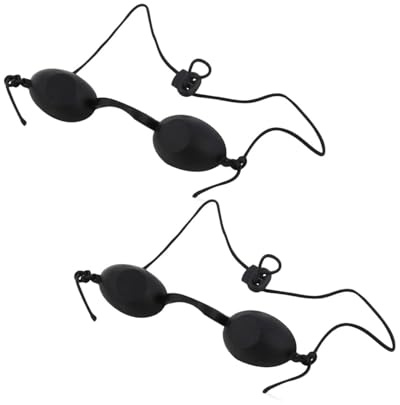 KGDUYC 2 pcs Occhiali Infrarossi,Occhiali di protezione,Occhialini Solarium, Occhialini Sole, Occhiali Protettivi Laser Occhiali Di Sicurezza Occhiali Di Protezione per Beauty Clinic