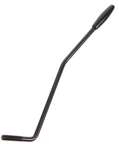 Toyvian Brazo de Trémolo Material Metálico y Punta de Plástico Negra para Guitarra Eléctrica Accesorio Compatible Rosca de 6mm para Mejorar el Rendimiento