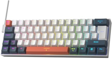 Redragon K617 HE Rapid Trigger Tastatur QWERTZ 60% Kabelgebunden 8000Hz | Magnetic Switches 62 Tasten Einstellbarer Betätigungsweg Software Unterstützt Ultra Kompakt