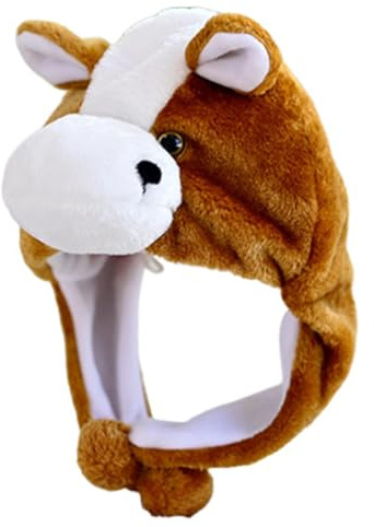 Gorro De Animal, Construcción Cálida De Invierno, 40 Cm De Altura, Gorros Para Acampar, Gorro Para Clima Frío, Material , Para Adolescentes, Adultos, Niños, Niñas, Vacaciones En La Playa, Pesc