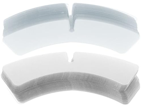 CLISPEED 100 Pezzi Stecche per Colletto in Plastica Invisibili e Impermeabili per Sostegno Colletto Camicia Uomo Design Trasparente per Uso Quotidiano