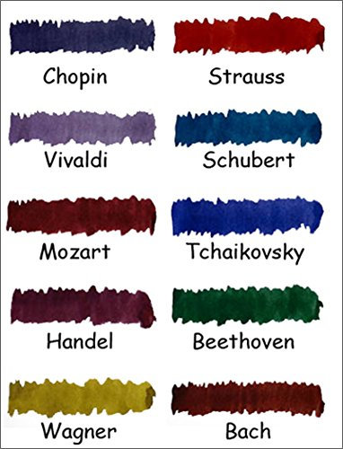 Diamine: Tintenflasche für Füllfederhalter, 30 ml, Musik Kollektion – Chopin